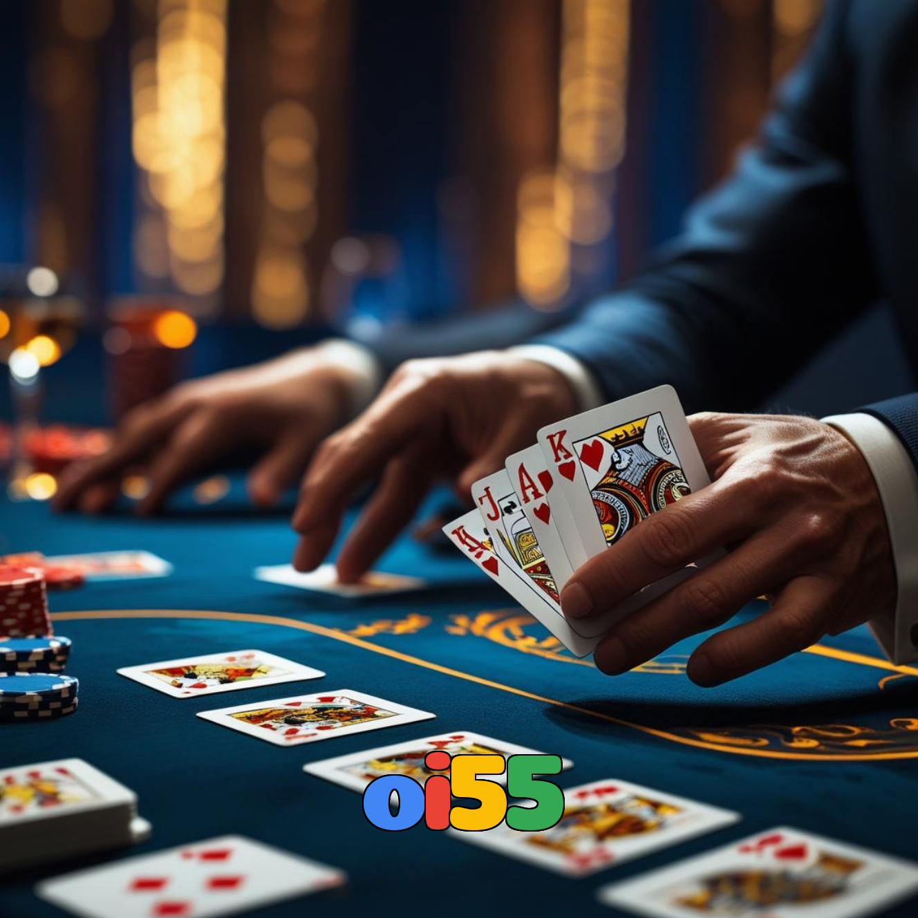oi55：Jogue blackjack, poker e aposte no futebol para vitórias épicas!