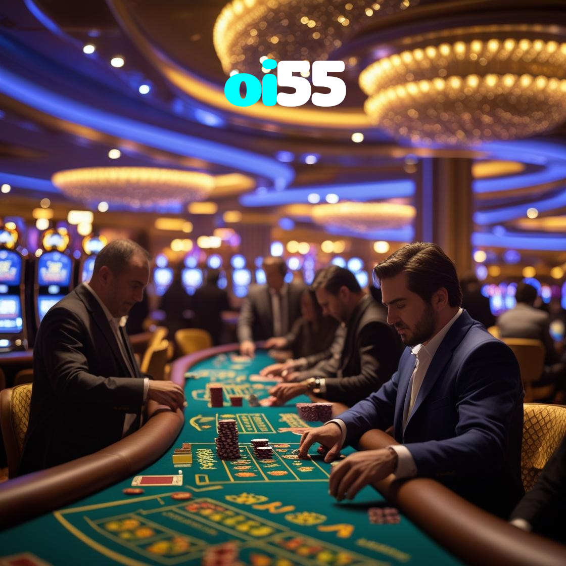 oi55：Jogue blackjack, slots e aposte ao vivo no futebol, tudo no mesmo cassino!