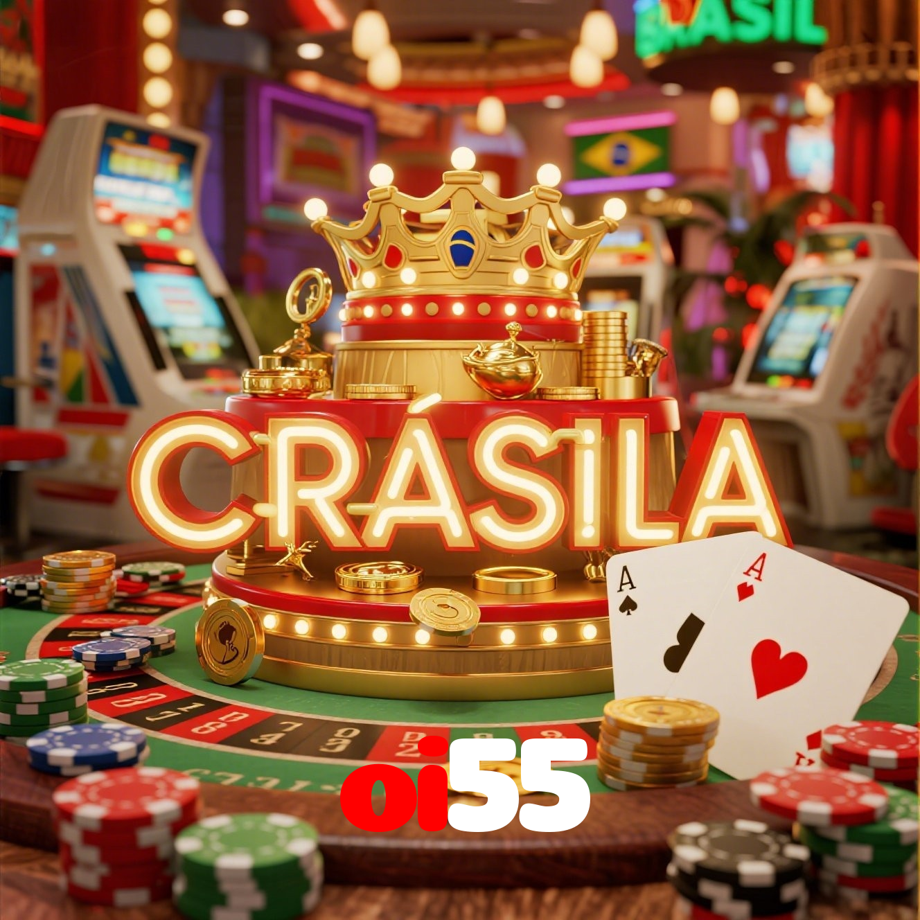 oi55：Jogue blackjack, slots e aposte ao vivo no futebol, tudo no mesmo cassino!